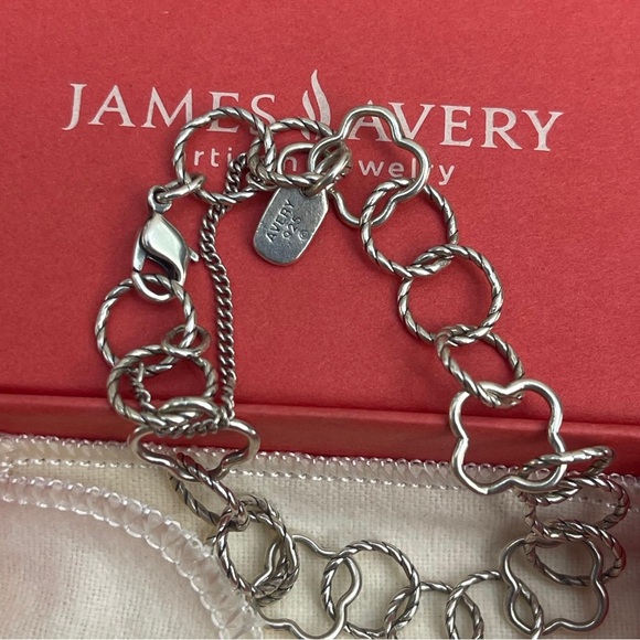 James Avery Quatrefoil bracelet - Picture 2 of 4